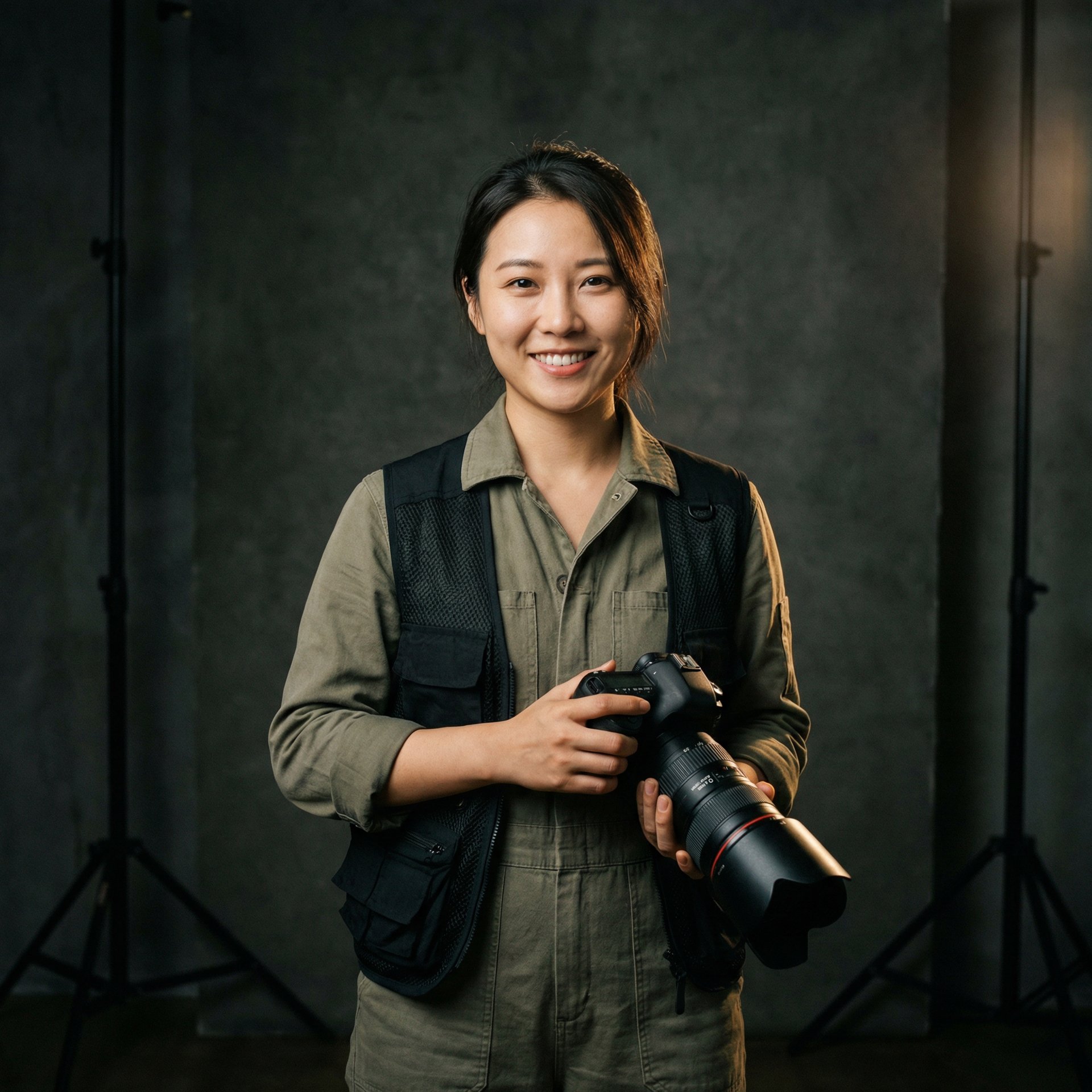 探花汽车摄影师苏晓晴