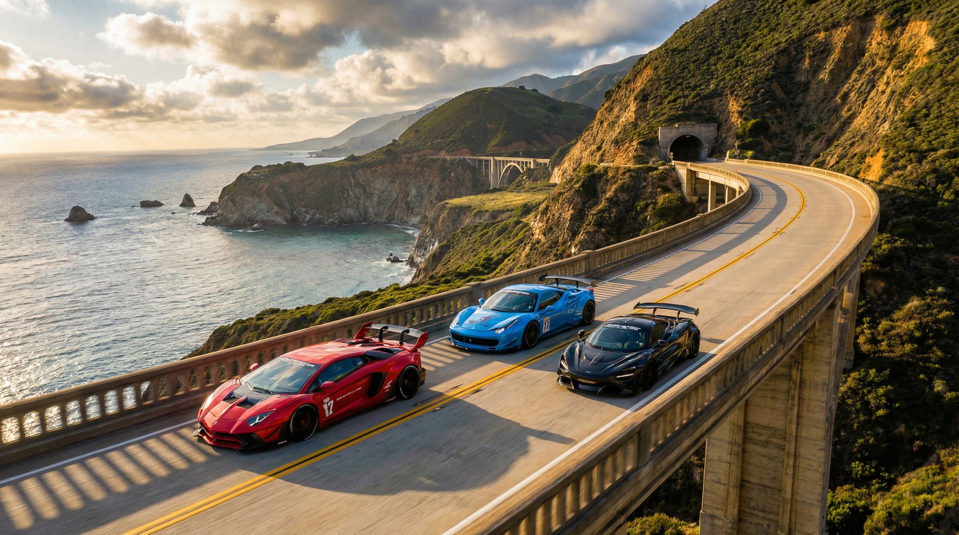 探花海岸公路跑车视频